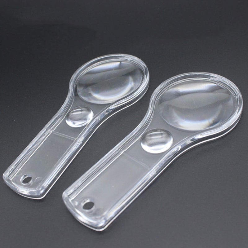 S-Mechanic 24 Pack Hand Lens 10X Plastic Magnifier Mini Hand-held Magnifying Glasses for Kids, Classroom, Reading, Outdoors,Science Observation - Image 2